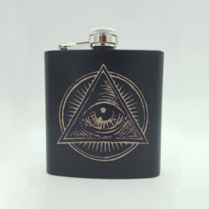 All Seeing Eye Hip Flask