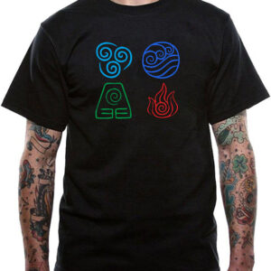 Four Elements Avatar T-Shirt