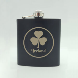Ireland Shamrock Hip Flask