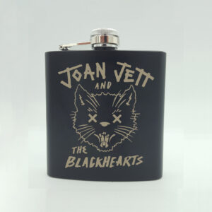 Joan Jett and The Blackhearts Hip Flask