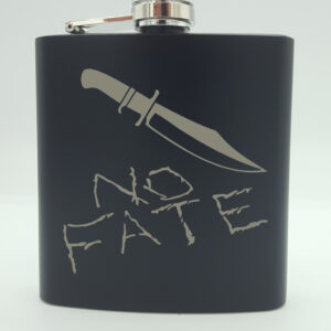 No Fate Terminator Hip Flask