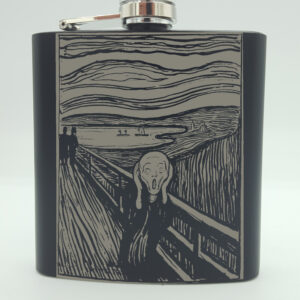 The Scream Hip Flask