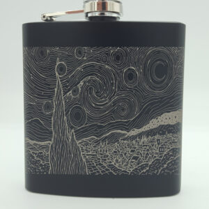 Starry Night Hip Flask