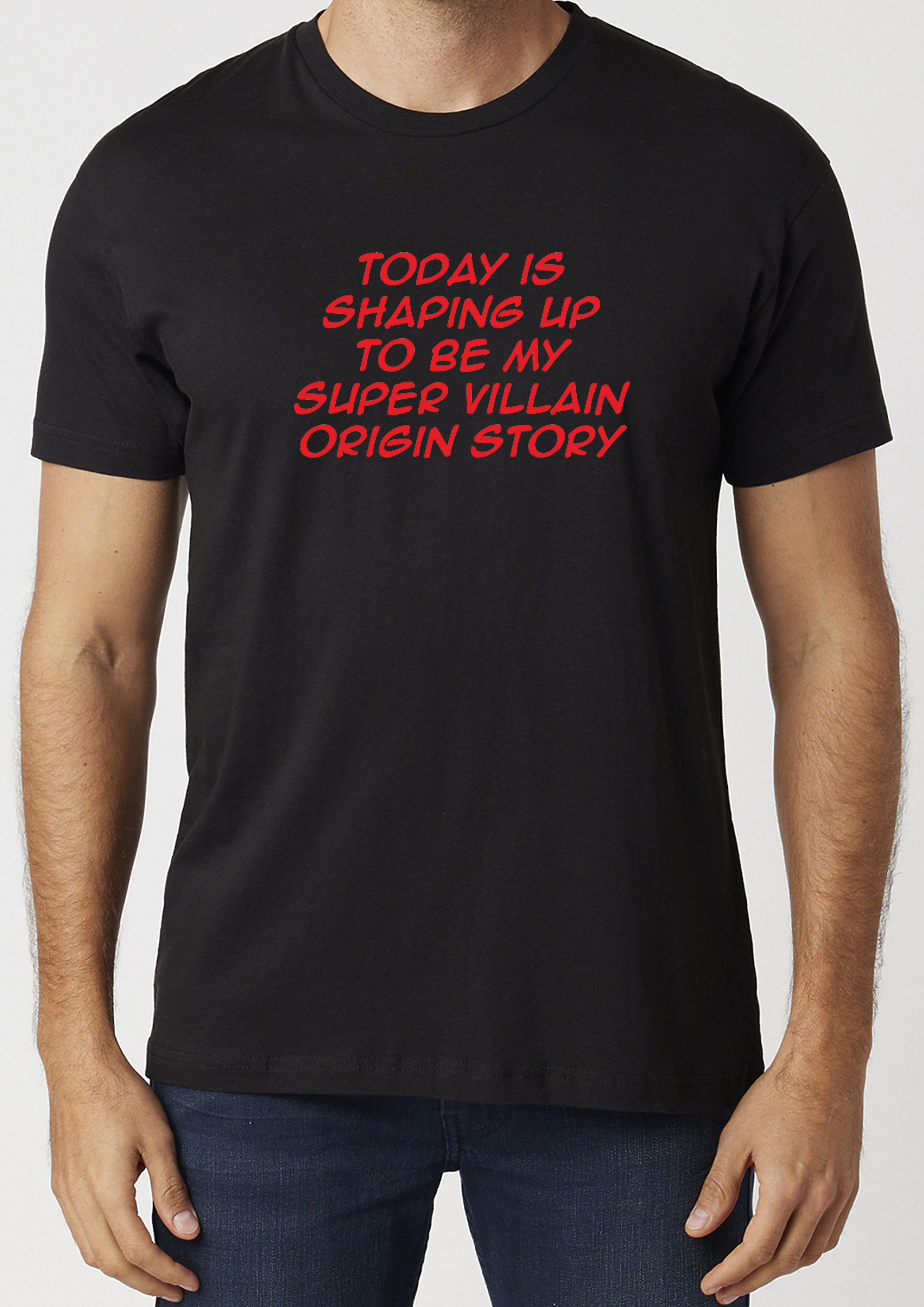 Super Villain Origin Story T-Shirt