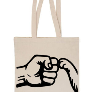 Cat Paw Fist Bump Tote Bag
