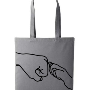 Dog Paw Fist Bump Tote Bag