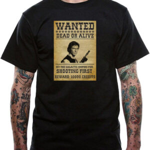 Han Solo Wanted Poster T-Shirt