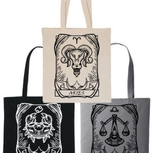 Star Sign Tarot Card Tote Bag